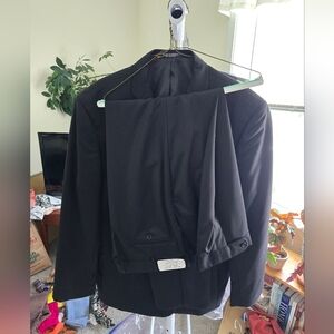 Jackson James Gold 100% Wool Black Suit Jacket and Pants